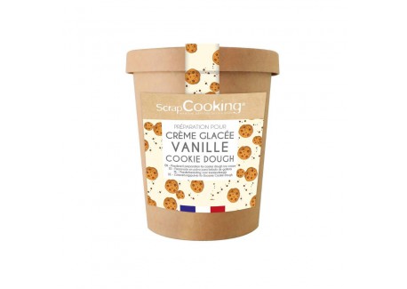 Préparation pour Glace Maison Vanille Cookie Dough 110 g 