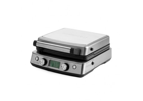 Elite Gaufrier Inox Gaufres Belges Plaques 4x6 + Plaques 7x7