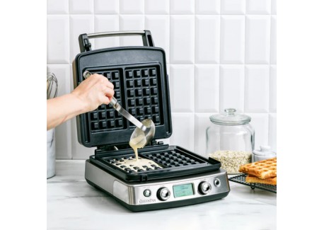 Elite RVS Wafelijzer Belgische Wafels Plaat 4x6 + Plaat 7x7
