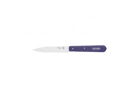 Nr° 112 Officemes RVS lemmet 10 cm Paars Houten Handvat