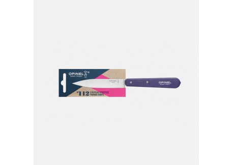 Nr° 112 Officemes RVS lemmet 10 cm Paars Houten Handvat