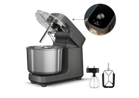 Halo Pro Robot Pétrin à Spirale sur Socle 7,3L Gris Anthracite 