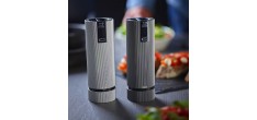 Line Electrique Moulin à Sel 15 cm Aluminium Gris Clair Zirlion