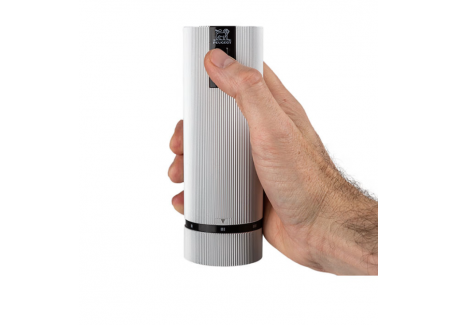 Line Electrique Moulin à Sel 15 cm Aluminium Gris Clair Zirlion