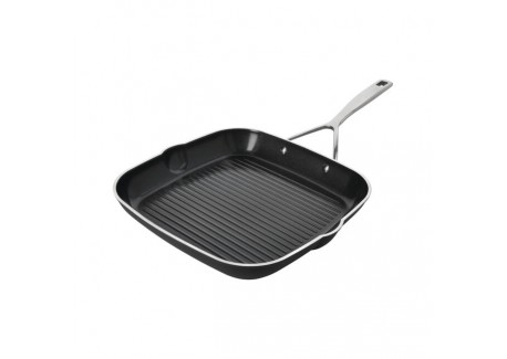 Alu Pro 5 Ceraforce Poêle Grill Antiadhésive Céramique Carré 28x28 cm