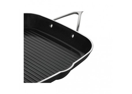 Alu Pro 5 Ceraforce Poêle Grill Antiadhésive Céramique Carré 28x28 cm