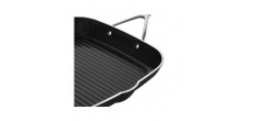Alu Pro 5 Ceraforce Poêle Grill Antiadhésive Céramique Carré 28x28 cm