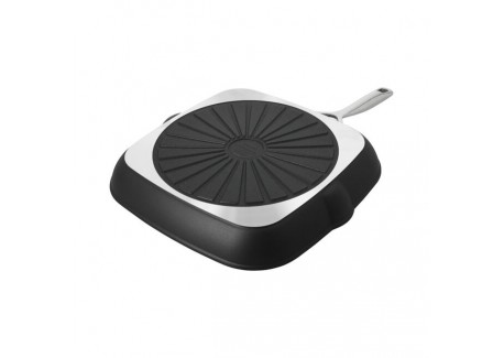 Alu Pro 5 Ceraforce Keramische Antiaanbak Grillpan Vierkant 28 x 28 cm