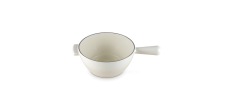 Service à Fondue Savoyarde et Bourguignonne Fonte Emaillée Blanc Merin