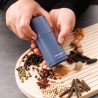 Zie dia Spice Mill Nootmuskaat en Kruidenmolen Mat Denimblauw 12 cm