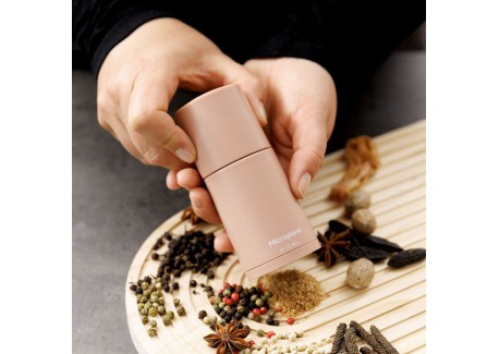 Spice Mill Moulin à Muscade et à Epices Dusty Rose Mat 12 cm 