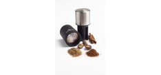 Spice Mill Nootmuskaat en Kruidenmolen Mat Zwart 12 cm
