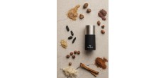 Spice Mill Nootmuskaat en Kruidenmolen Mat Zwart 12 cm
