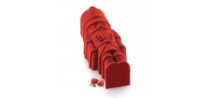 Moule en Silicone 3D Bûche Nutcracker Casse Noisette 1000
