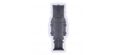 Moule en Silicone 3D Bûche Nutcracker Casse Noisette 1000