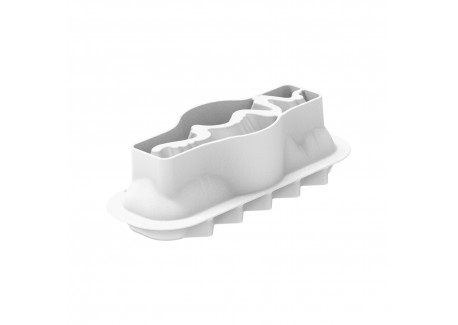 3D Siliconen Bakvorm Slope Kerstlog 1050