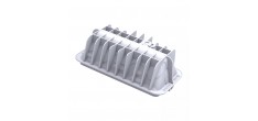 3D Siliconen Bakvorm Winter Cottage Kerstlog 1100