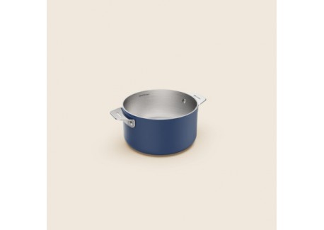 La Merveilleuse Casserole Inox Bleu Myrtille 16 cm 1,8 l 