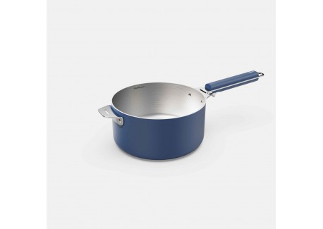 La Merveilleuse Casserole Inox Bleu Myrtille 20 cm 2,8 l  