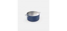 La Merveilleuse Casserole Inox Bleu Myrtille 20 cm 2,8 l  