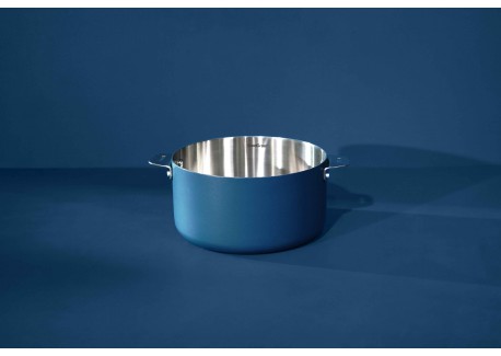 La Merveilleuse Blauwe Bessen RVS Steelpan 20 cm 2,8 l