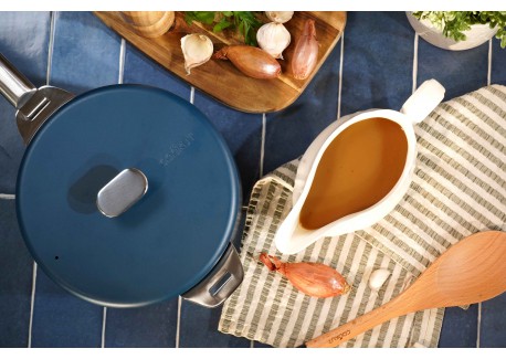 La Merveilleuse Couvercle Inox Bleu Myrtille 20 cm 