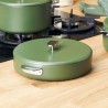 Zie dia La Merveilleuse Varengroen RVS Deksel 24 cm