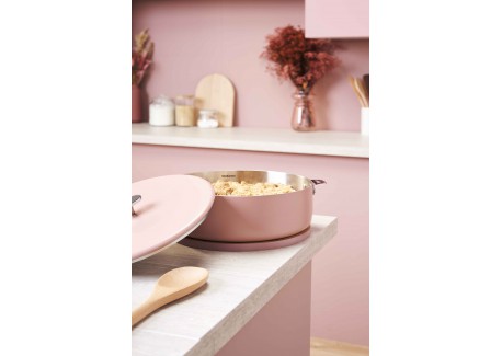 La Merveilleuse Roze Guimauve RVS Deksel 28 cm