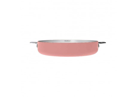 La Merveilleuse Poêle Inox Rose Guimauve 24 cm 1,8 l  