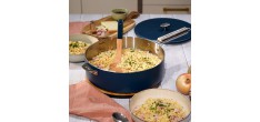 La Merveilleuse Sauteuse Inox Bleu Myrtille 28 cm 4,6 l  