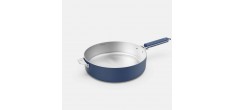 La Merveilleuse Sauteuse Inox Bleu Myrtille 28 cm 4,6 l  