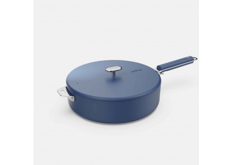 La Merveilleuse Bosbesblauw RVS Sautépan 28 cm 4,6 L
