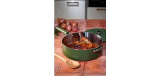 La Merveilleuse Sauteuse Inox Vert Fougère 28 cm 4,6 l  