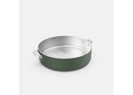 La Merveilleuse Sauteuse Inox Vert Fougère 28 cm 4,6 l  
