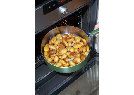 La Merveilleuse Varengroen RVS Sautépan 28 cm 4,6 L