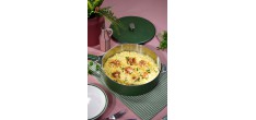 La Merveilleuse Sauteuse Inox Vert Fougère 28 cm 4,6 l  