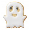 Zie dia Halloween koekjesvormpjes Pompoen Spook Vleermuis Spin 4 stuks