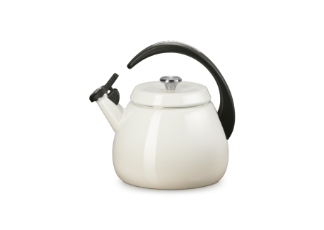 Cloche 2.1L Wit Meringue Geëmailleerde Fluitketel