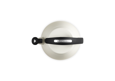 Cloche 2.1L Wit Meringue Geëmailleerde Fluitketel