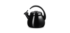 Cloche 2.1L EbbenZwart Geëmailleerde Fluitketel