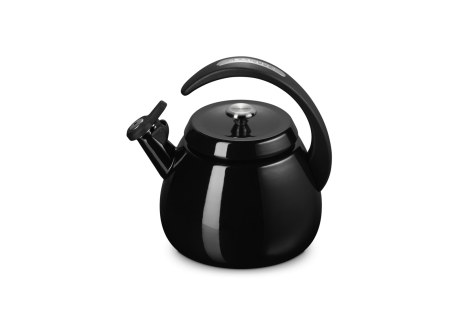 Cloche Bouilloire à Sifflet Emaillée 2,1 L Noir Ebene 
