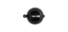 Cloche Bouilloire à Sifflet Emaillée 2,1 L Noir Ebene 