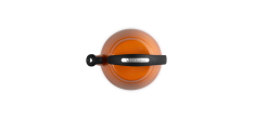 Cloche Bouilloire à Sifflet Emaillée 2,1 L Orange Volcanique 