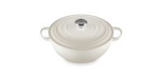 Marmite Fonte Ronde 4,9 L Blanc Meringue (28 cm) 