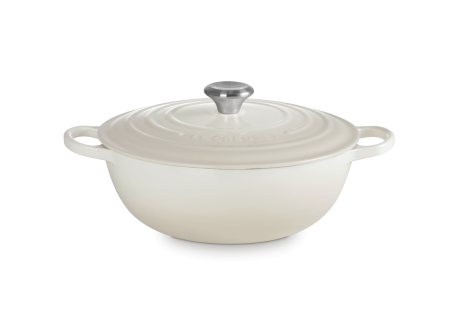 Ronde Gietijzeren Braadpan 4,9 L Witte meringue (28 cm)