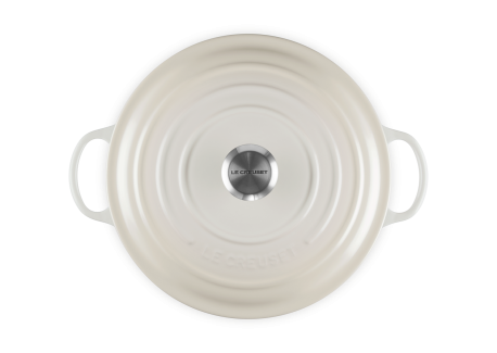 Ronde Gietijzeren Braadpan 4,9 L Witte meringue (28 cm)