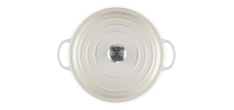 Marmite Fonte Ronde 4,9 L Blanc Meringue (28 cm) 