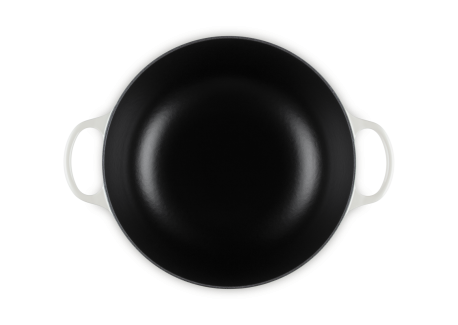 Marmite Fonte Ronde 4,9 L Blanc Meringue (28 cm) 