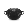 Zie dia Ronde Gietijzeren Braadpan 4,9 L Mat Zwart (28 cm)
