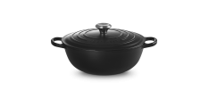 Ronde Gietijzeren Braadpan 4,9 L Mat Zwart (28 cm)